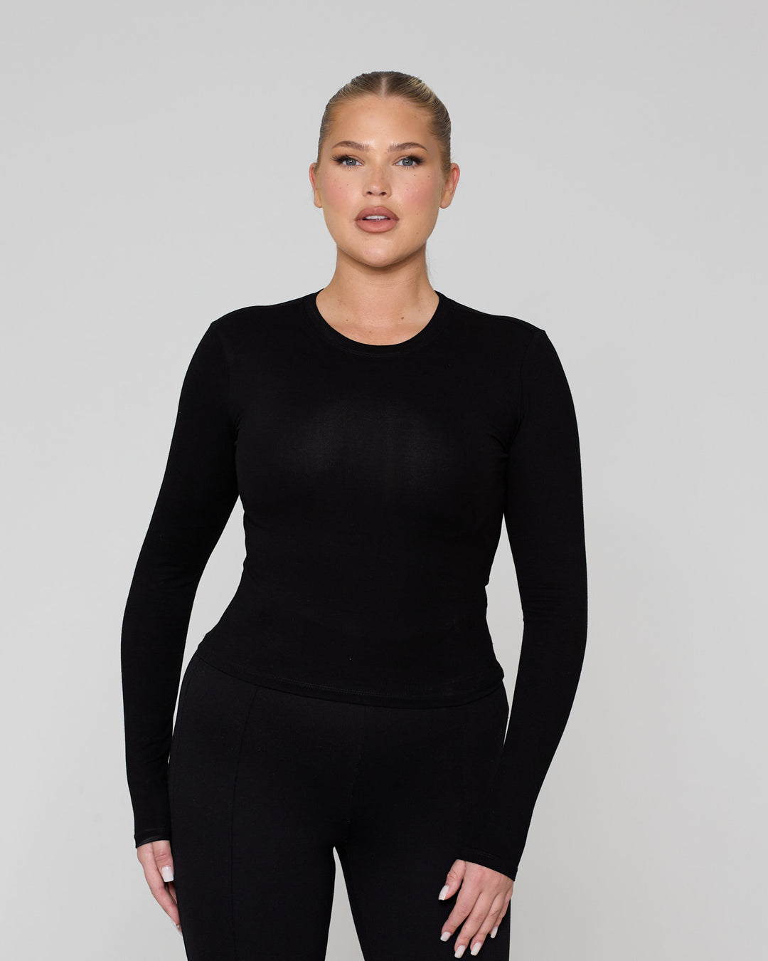 Its Snatched Long Sleeve Tee Black