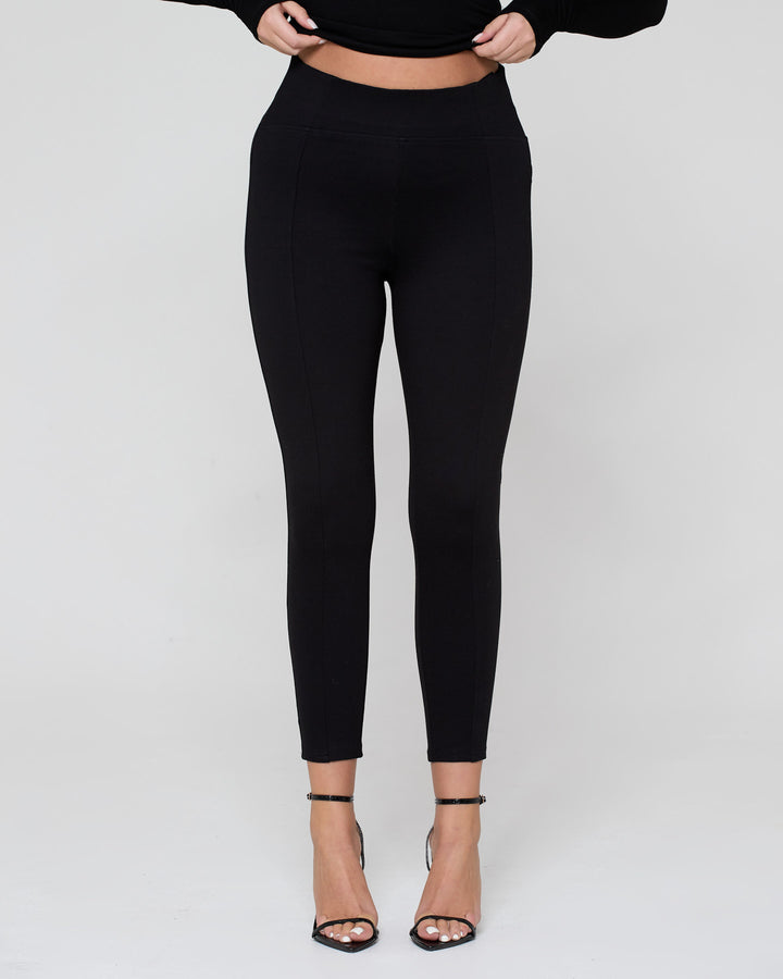 Snatched High Waisted Leggings Black